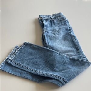 AYR Women's Straight Leg Jeans in Light Blue